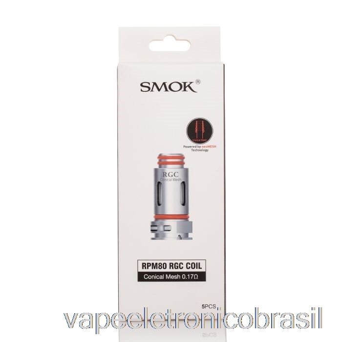 Vape Recarregável Smok Rgc Substituição Bobinas Rba
